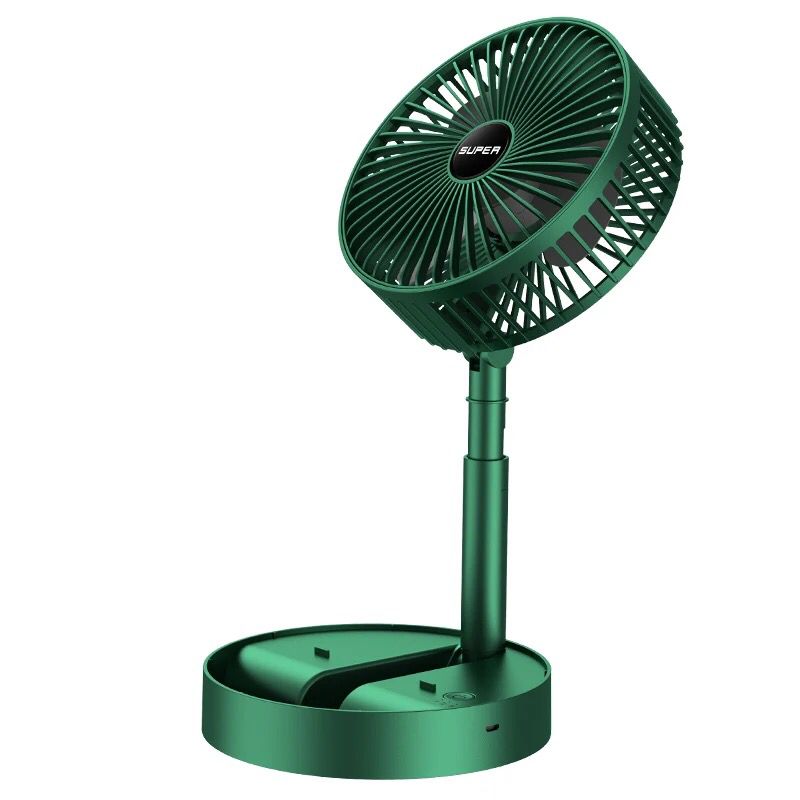 Rechargeable Table Fan — High Speed 2100 RPM Desk Fan