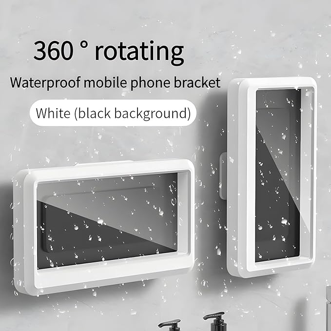 Shower Phone Holder — Waterproof Wall Mount for Bathroom