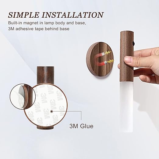 Motion Sensor Night Light — Wireless Wall Light for Home