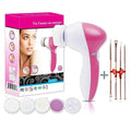 Electric Facial Cleansing Brush — 5-in-1 Skin Care Set