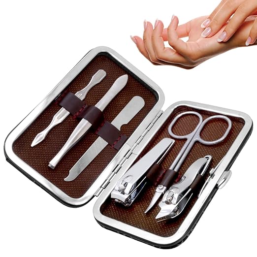 Manicure & Pedicure Kit — 6-in-1 Steel Nail Care Set