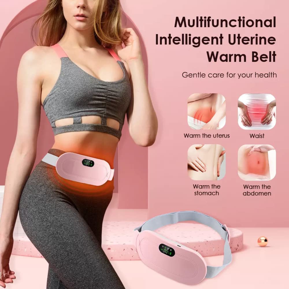 Period Pain Relief Massager — Heating Pad for Cramps & Back