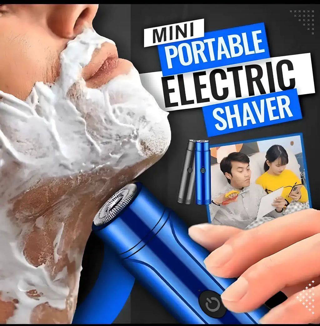 Mini Electric Shaver — Portable Razor for Men On the Go