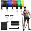 Resistance Band Set — Stackable Up to 110 lbs for Home Gym