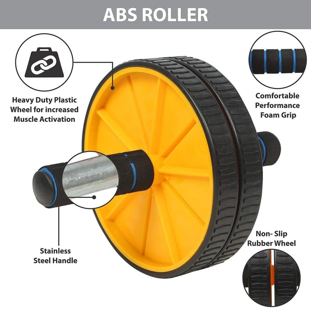 Ab Roller Wheel — Core Strengthening Home Workout Kit