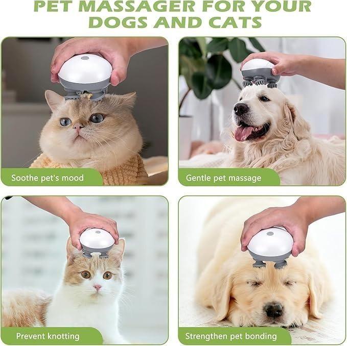 Electric Pet Massager — Soothing Vibration for Cats & Dogs