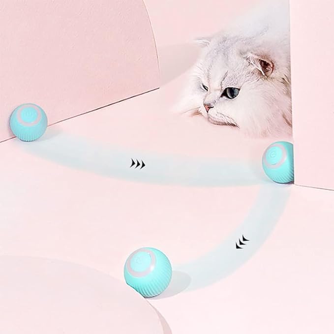 Auto Rolling Cat Ball — USB Rechargeable Interactive Toy