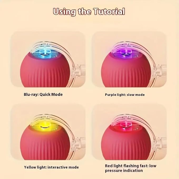 Smart Rolling Pet Ball — 3-Mode Interactive Cat & Dog Toy