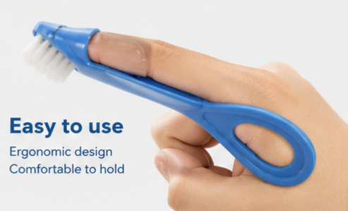 Dog Toothbrush — Soft Finger Brush for Pet Dental Care