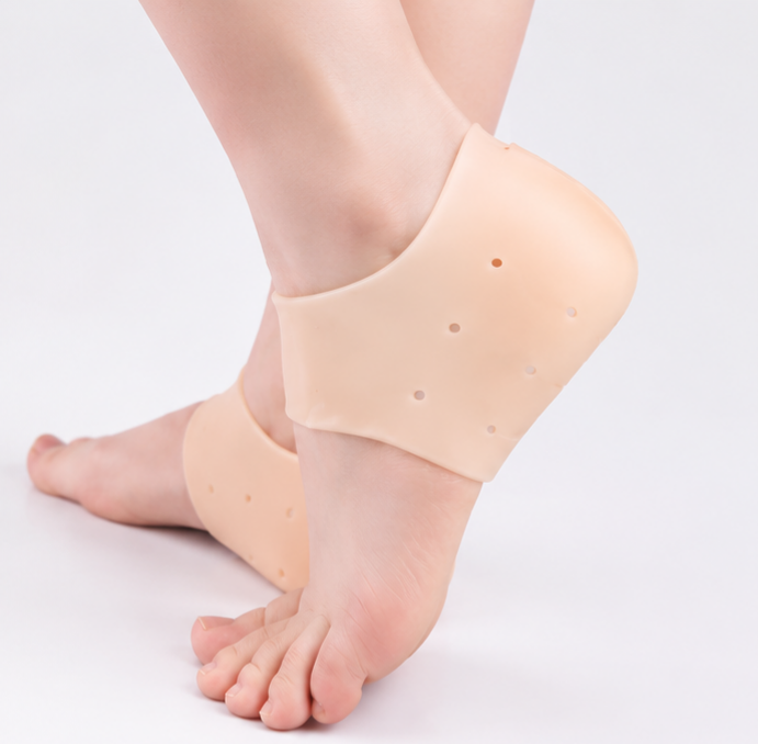 Silicone Heel Pads — Instant Relief for Cracked Heels
