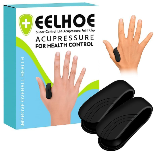 Acupressure Hand Clip — LI4 Sugar Control Wearable Massager