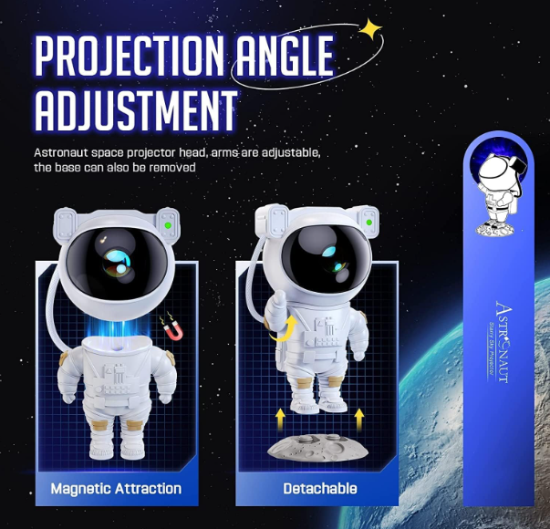 Astronaut Galaxy Projector — Starlight Magic for Bedrooms