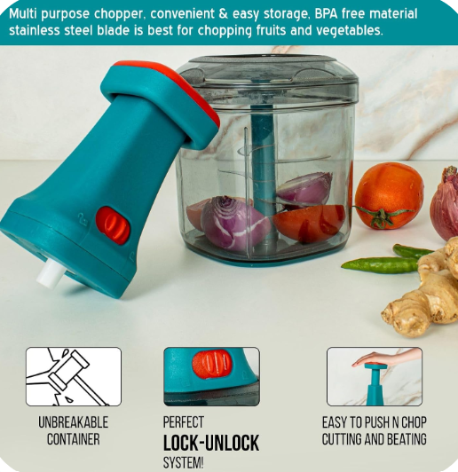 Manual Hand Press Push Chopper