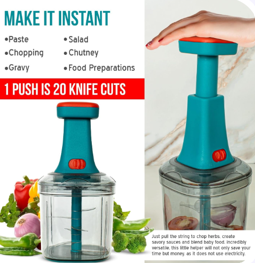 Manual Hand Press Push Chopper