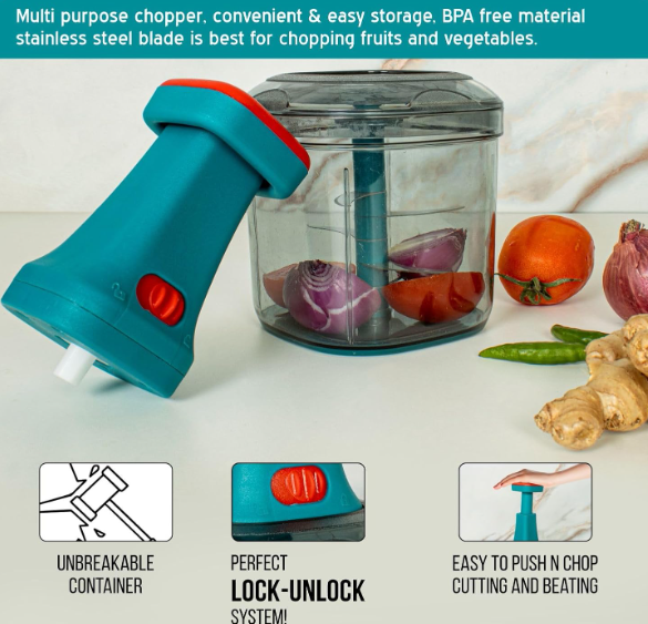Manual Hand Press Push Chopper