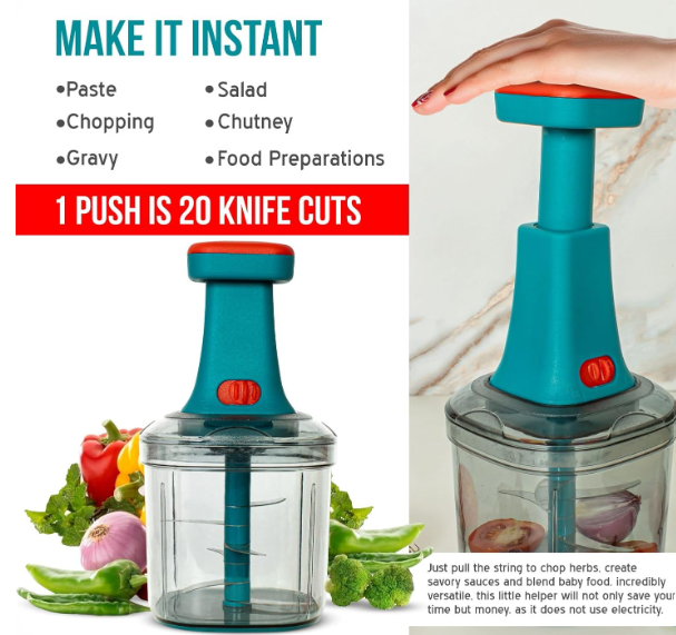 Manual Hand Press Push Chopper