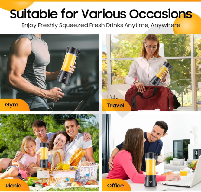 Electric Citrus Juicer — USB Rechargeable Portable Juicer