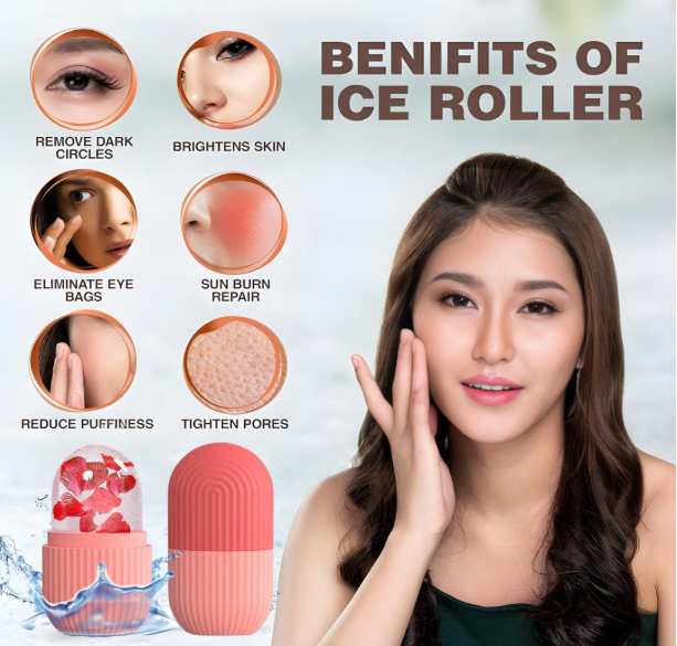 Ice Roller for Face — Tighten Pores & Boost Skin Glow