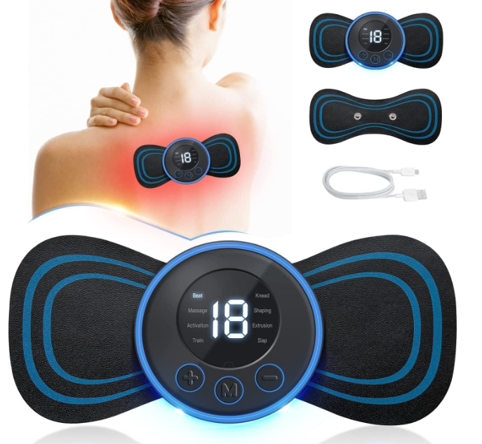 Mini Body Massager — 8 Modes, 19 Levels for Pain Relief