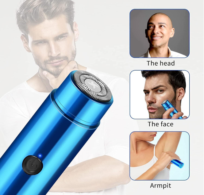 Mini Electric Shaver — Portable Razor for Men On the Go