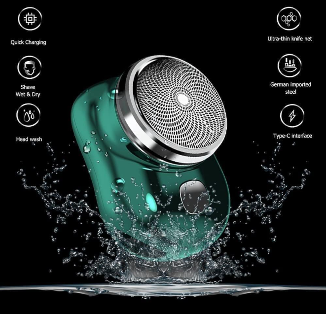 Mini Electric Razor — Upgraded Shaver for Men's Grooming