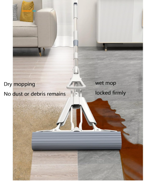 Foldable Squeeze Mop — Multi-Purpose Floor Cleaning Wiper