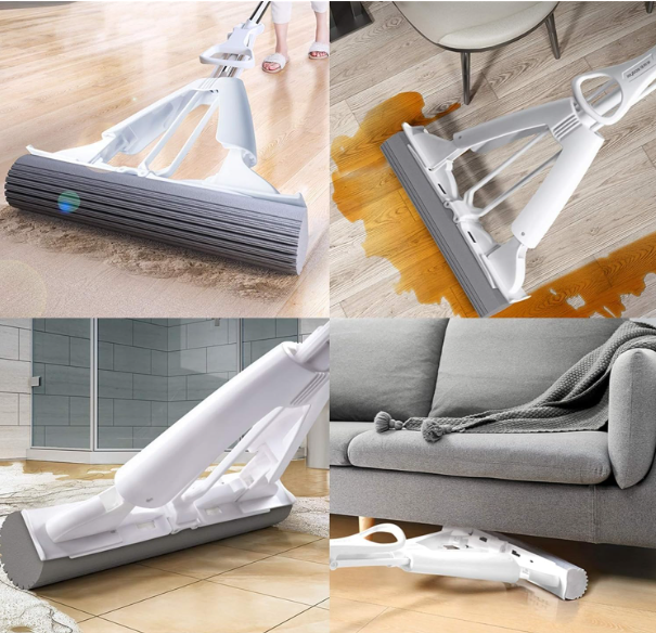Foldable Squeeze Mop — Multi-Purpose Floor Cleaning Wiper