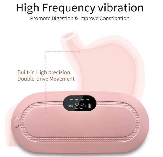 Period Pain Relief Massager — Heating Pad for Cramps & Back