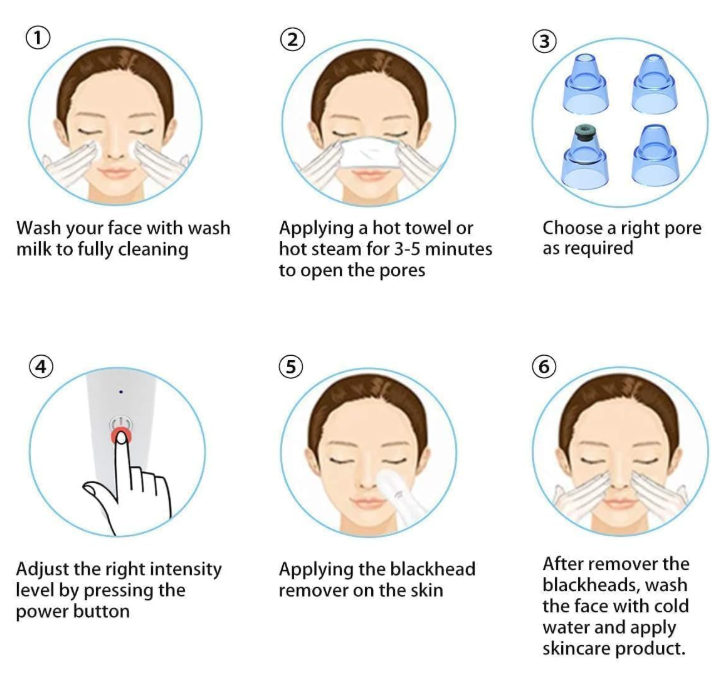Pore Vacuum Cleaner — Blackhead Remover with Suction