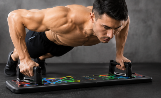Foldable Push-Up Board — Full-Body Home Trainer