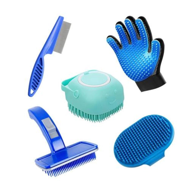 Pet Grooming Kit — 5-Piece Set for Dogs & Cats