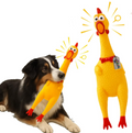 Silicone Chew Toy for Pet — Squeaky Chicken