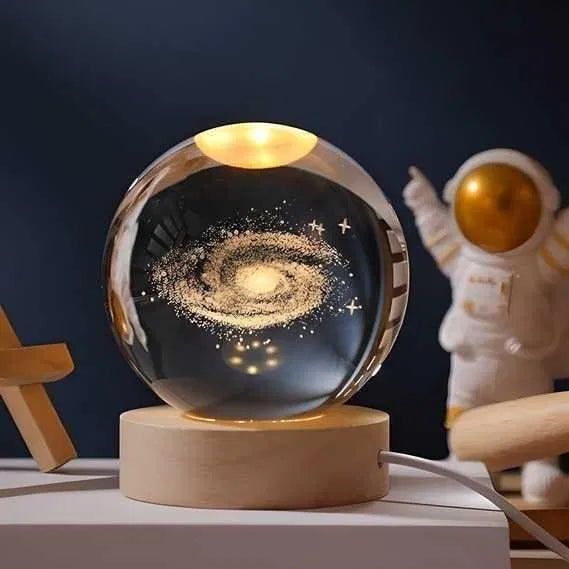 3D Crystal Lamp Ball — Magical Glow for Your Space