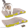 Cat Scratcher Board — Curved Wave Design, Pack of 2
