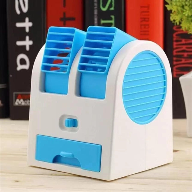 Portable Mini Air Cooler — 3-in-1 Cools, Humidifies, Purifies