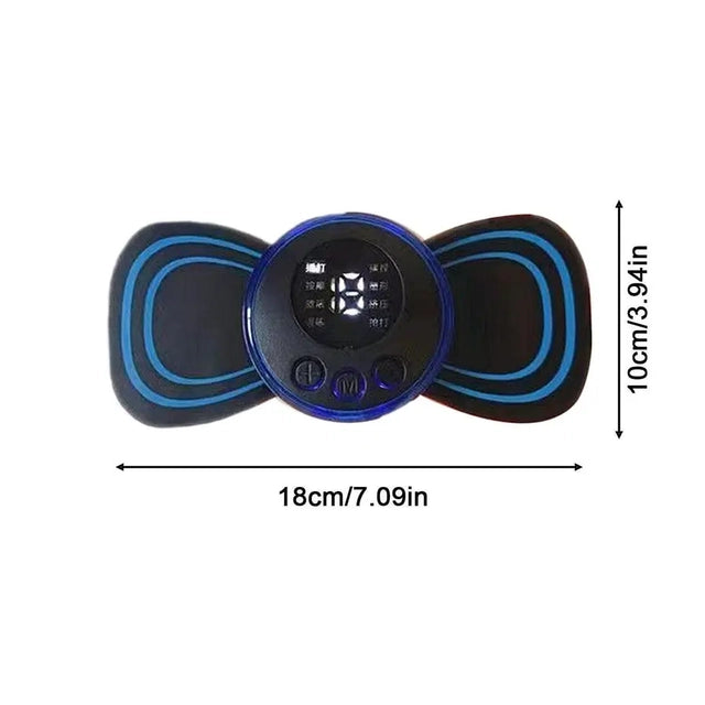 Mini Body Massager — 8 Modes, 19 Levels for Pain Relief