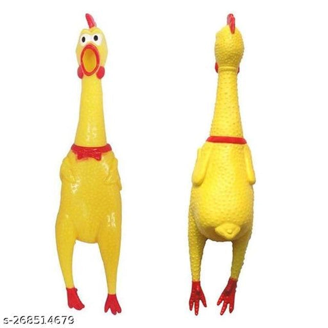 Silicone Chew Toy for Pet — Squeaky Chicken